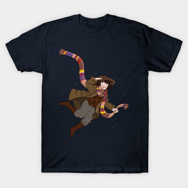 4th Doctor! T-Shirt by FoxFerreira